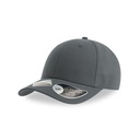 Czapka Bejsbolowa Klasyczna Poliester Recykling AT108 - Dark Grey