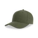 Czapka Bejsbolowa 5-panelowa Poliester z Recyklingu AT109 - Olive