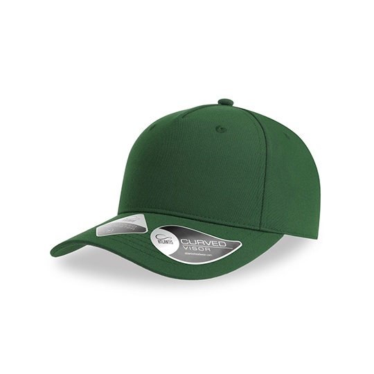 Czapka Bejsbolowa 5-panelowa Poliester z Recyklingu AT109 - Bottle Green
