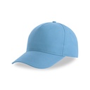 Czapka 5-panelowa Bejsbolowa Poliester z Recyklingu AT112 - Light Blue