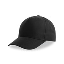 Czapka 5-panelowa Bejsbolowa Poliester z Recyklingu AT112 - Black