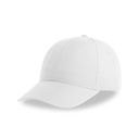 Czapka Bejsbolowa 6 Panelowa Poliester Recykling AT113 - White