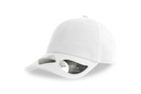 Czapka 6-panelowa Nieusztywniana Dad Cap Bawełna Organiczna Twill AT115 - White