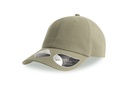 Czapka 6-panelowa Nieusztywniana Dad Cap Bawelna Organiczna Twill AT115 - Khaki