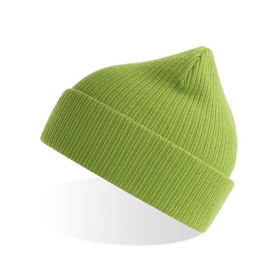 Czapka prazkowana AT116 - Leaf Green