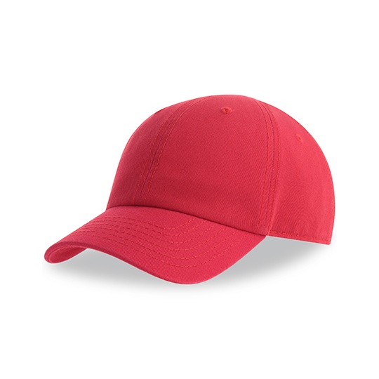 Czapka Dad Cap Bawełna Organiczna Twill AT118 - Red