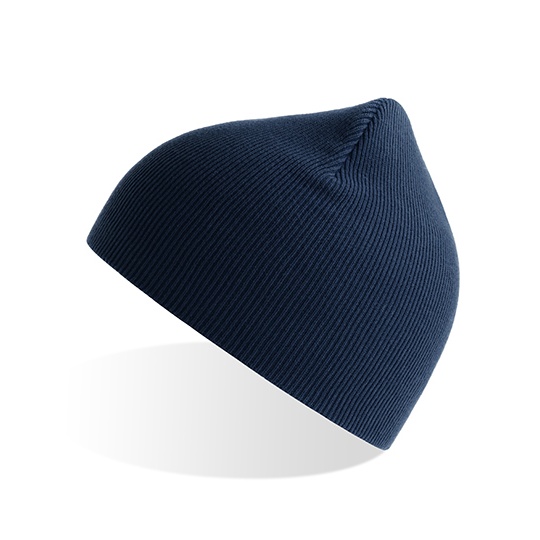 Czapka Prazkowana Bawelna Organiczna AT119 - Navy