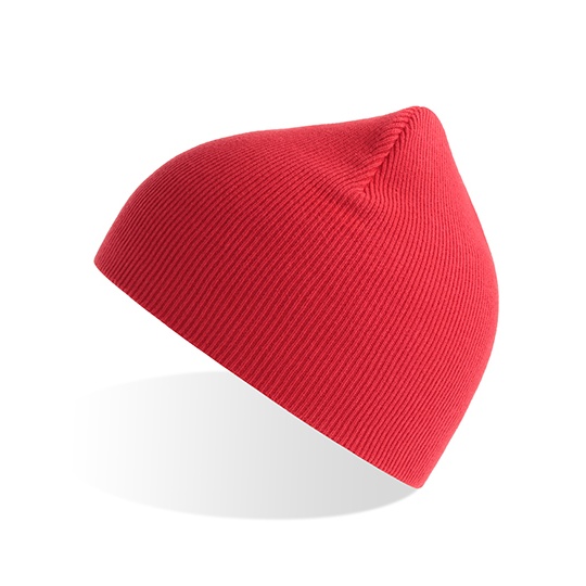 Czapka Prazkowana Bawelna Organiczna AT119 - Red