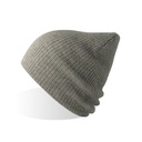 Czapka Długa Beanie Poliester z Recyklingu AT122 - Light Grey Melange