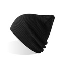 Czapka Dluga Beanie Poliester z Recyklingu AT122 - Black