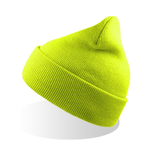 Czapka beanie AT125 - Yellow Fluo