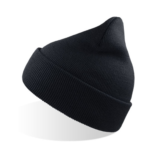 Czapka Beanie z Mankietem Przetworzony Poliester AT125 - Navy