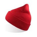 Czapka Beanie z Mankietem Przetworzony Poliester AT125 - Red
