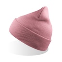 Czapka Beanie z Mankietem Przetworzony Poliester AT125 - Pink