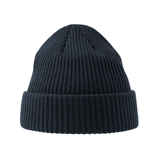 Czapka dzianinowa z podszewką AT126 - Navy