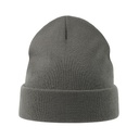 Czapka dzianinowa ze sciagaczem z recyklingu oddychajaca AT127 - Dark Grey