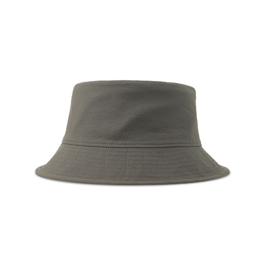 Dwustronna zimowa czapka bucket AT366 - Dark Grey & Black
