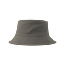 Dwustronna zimowa czapka bucket AT366 - Dark Grey & Black