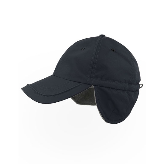 Czapka zimowa z nausznikami AT417 - Navy