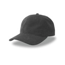 Czapka bejsbolowa sztruksowa AT419 - Dark Grey