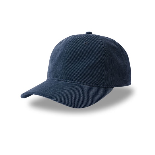 Czapka bejsbolowa sztruksowa AT419 - Navy
