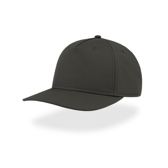 Czapka 5-panelowa Usztywniana Poliester z Recyklingu AT423 - Dark Grey