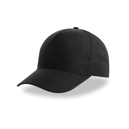 Czapka dziecieca 5-panelowa AT428 - Black