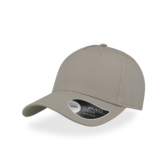 Czapka sportowa z usztywnionym panelem AT528 - Light Grey