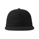 Czapka Oldschoolowa Bawelna Organiczna Recykling AT529 - Black