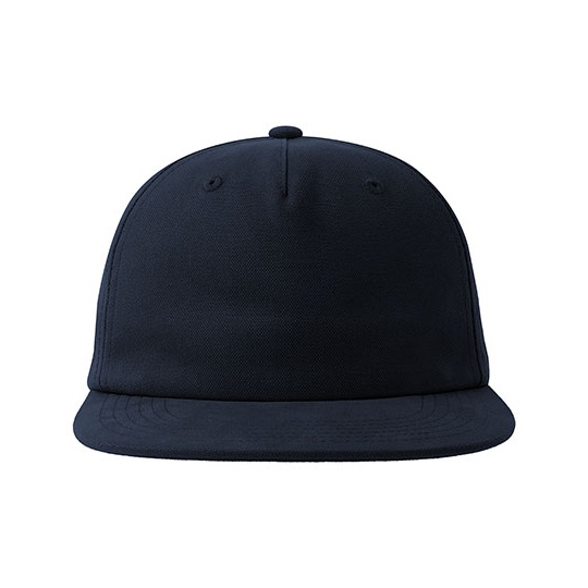 Czapka Oldschoolowa Bawelna Organiczna Recykling AT529 - Navy