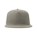 Czapka Pieciopanelowa Plaski Daszek Poliester z Recyklingu AT530 - Grey