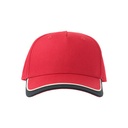 Czapka dziecięca z daszkiem AT532 - Red & Navy