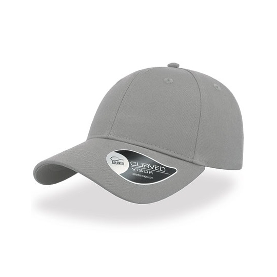 Czapka 6-panelowa Bawelniana AT670 - Light Grey