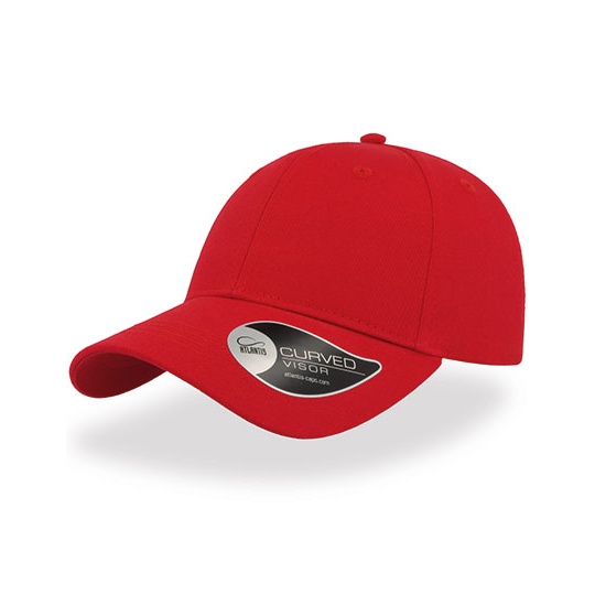 Czapka 6-panelowa Bawelniana AT670 - Red