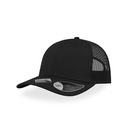 Czapka Trucker Bawelniana Recykling Siatka AT671 - Black & Black