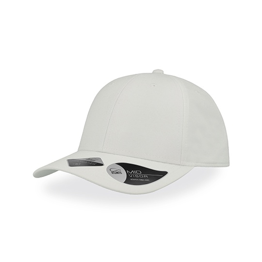 Czapka z Daszkiem 6 Panelowa Poliester Recykling AT672 - White