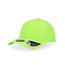 Czapka z Daszkiem 6 Panelowa Poliester Recykling AT672 - Green Fluo