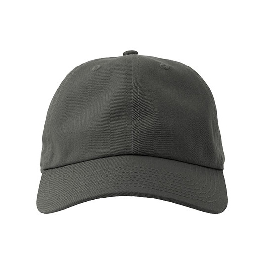 Czapka Niestrukturalna Bawelniana Organiczna Recykling AT681 - Dark Grey