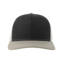 Czapka 6-panelowa Bawelna Recykling AT683 - Black & Grey Melange