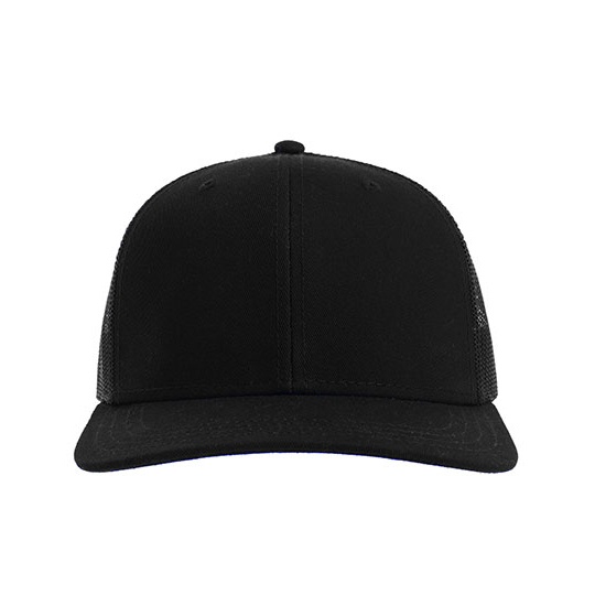 Czapka 6-panelowa Bawelna Recykling AT683 - Black & Black