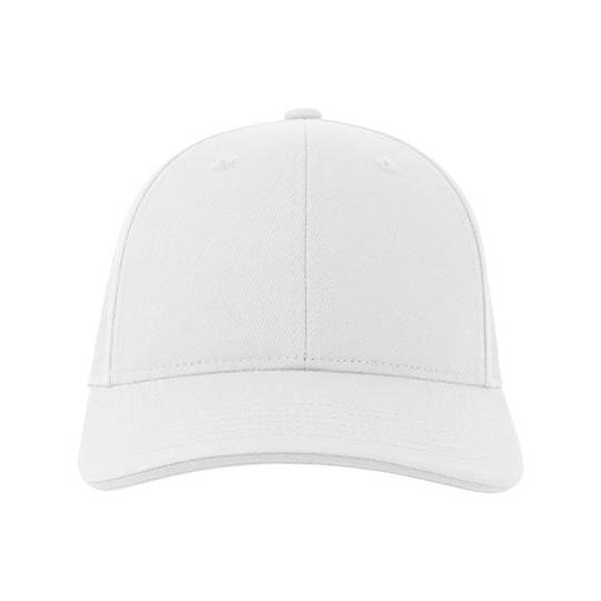 Czapka Klasyczna Bawełniana Twill AT684 - White & White