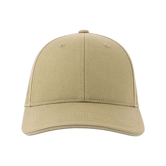 Czapka Klasyczna Bawełniana Twill AT684 - Khaki & Khaki