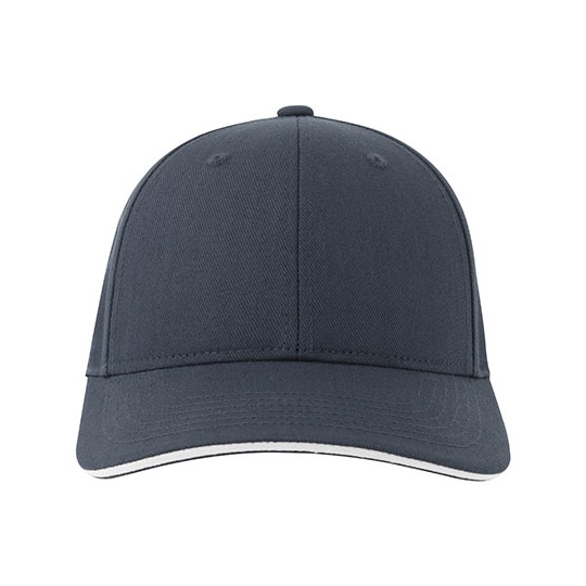 Czapka Klasyczna Bawelniana Twill AT684 - Navy & White