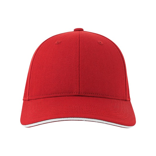Czapka Klasyczna Bawelniana Twill AT684 - Red