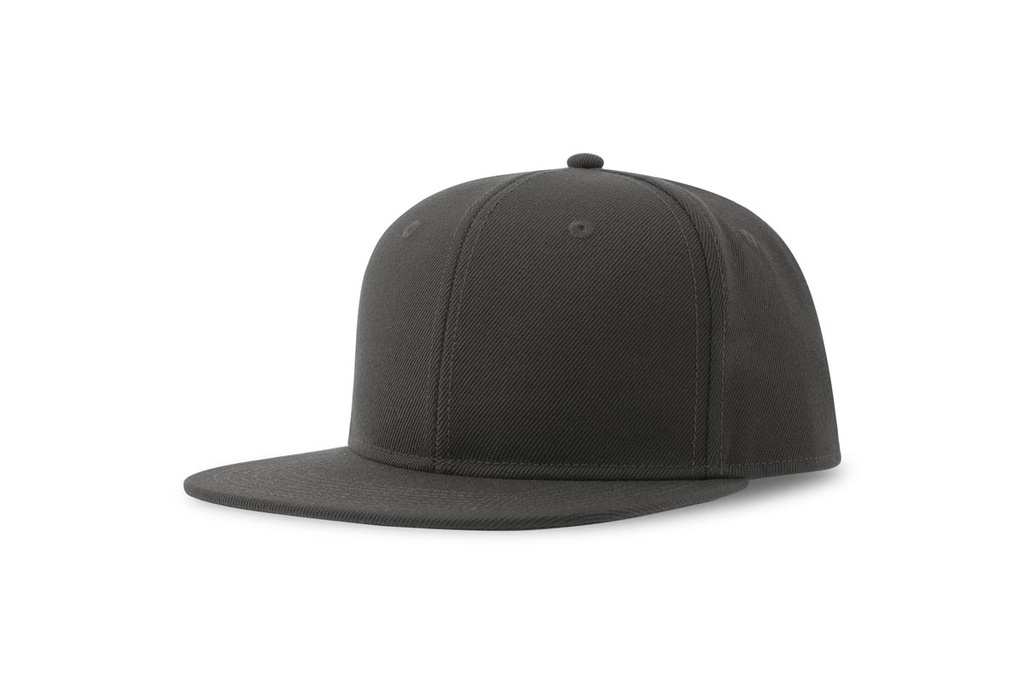 Czapka Plaski Daszek Poliester Recykling AT685 - Black