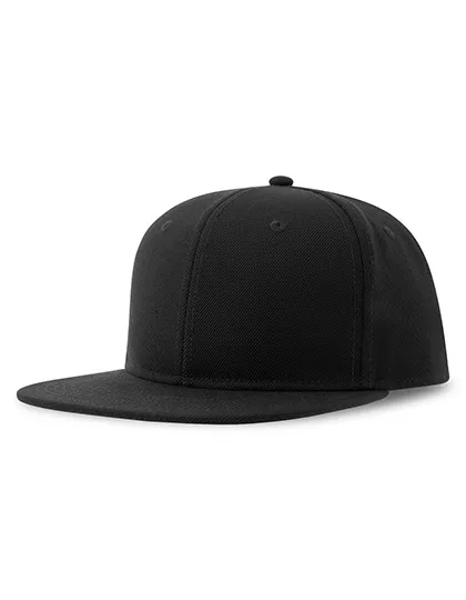 Czapka Plaski Daszek Poliester Recykling AT685 - Black