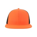 Czapka Snapback Poliester z Recyklingu AT686 - Orange & Black