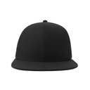 Czapka Snapback Poliester z Recyklingu AT686 - Black & Black