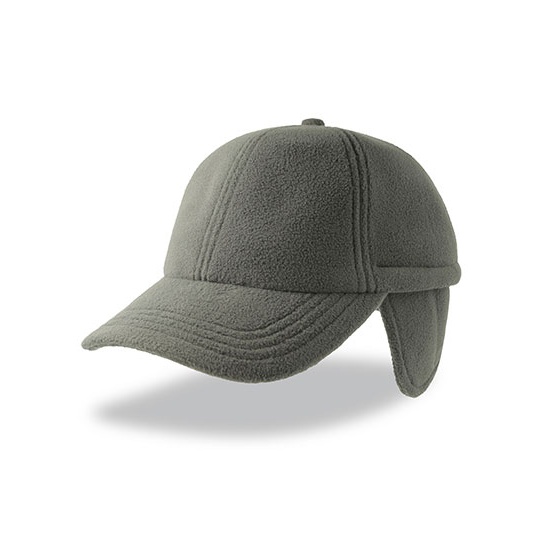 Czapka Zimowa z Nausznikami Polar z Recyklingu AT690 - Dark Grey