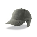 Czapka Zimowa z Nausznikami Polar z Recyklingu AT690 - Dark Grey